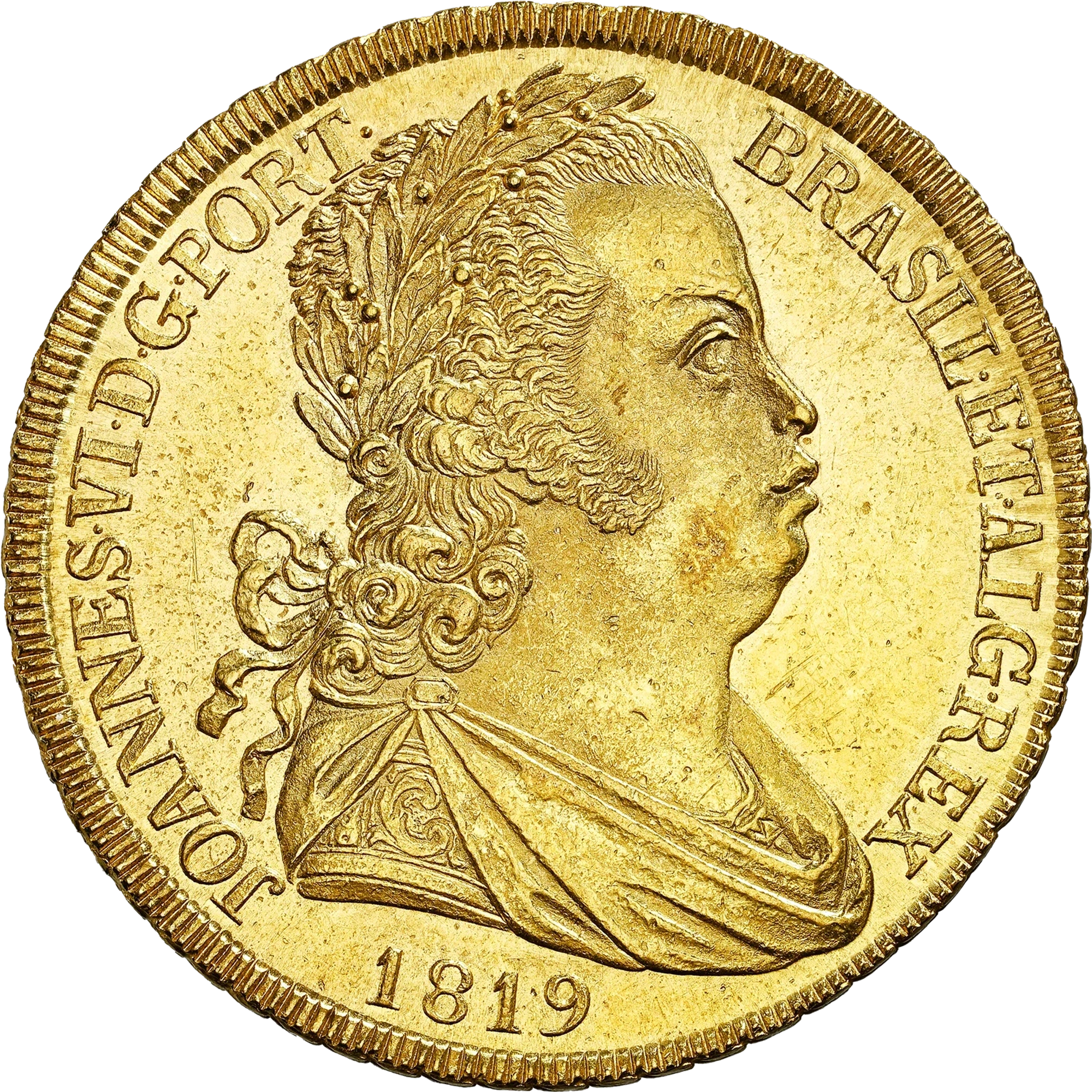 Lote 136 · Peça · 1819 · Ouro · Anverso