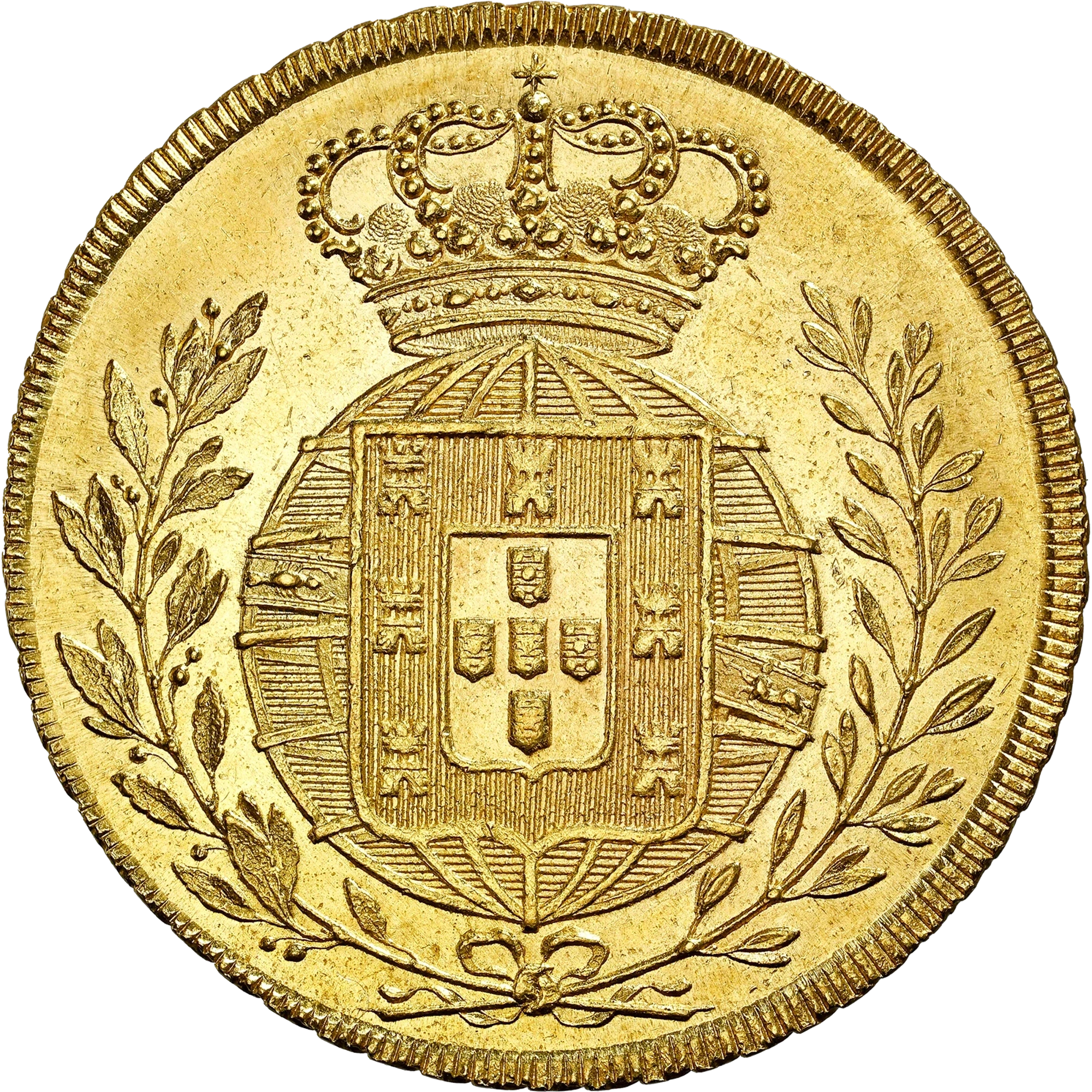Lote 136 · Peça · 1819 · Ouro · Reverso