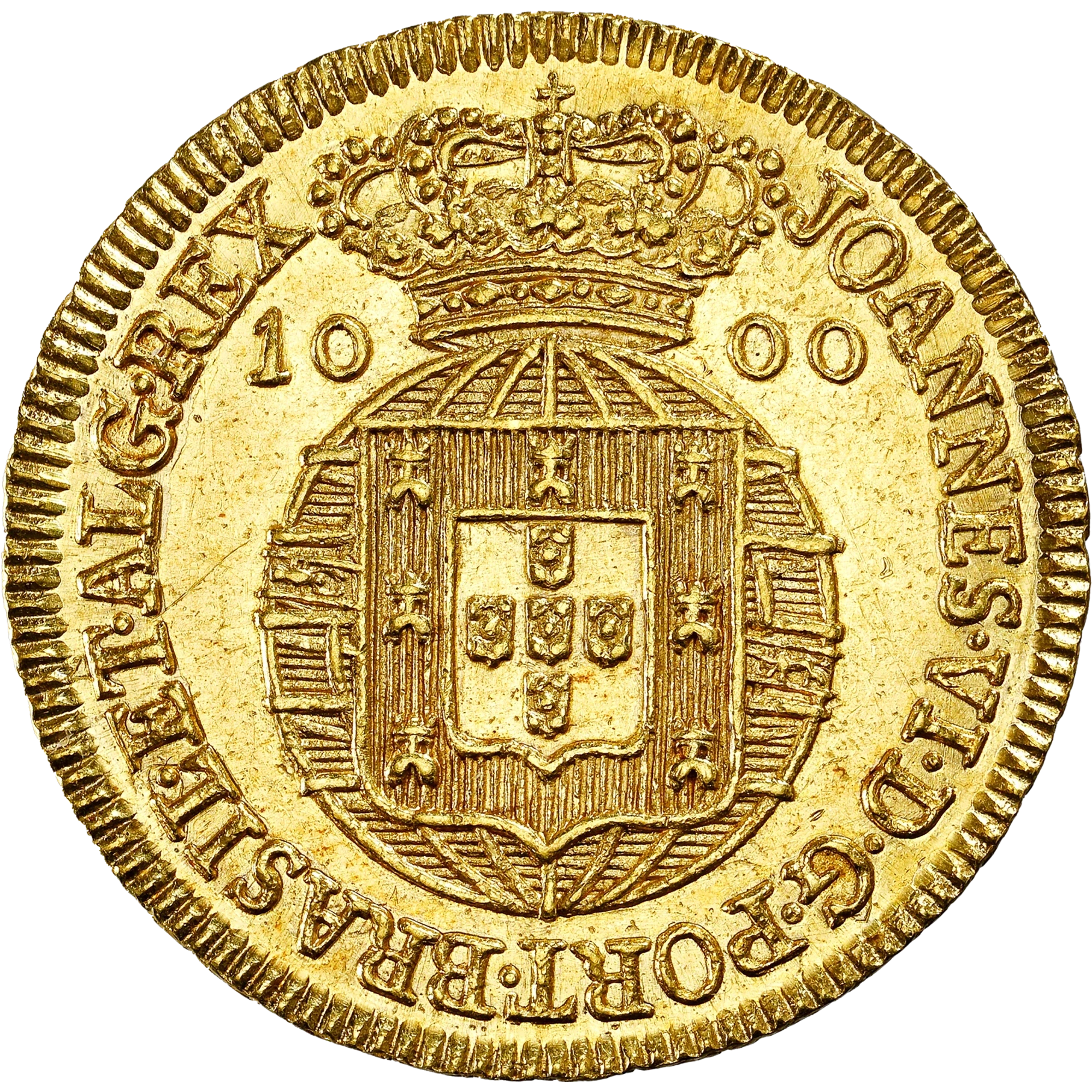 Lote 144 · Quartinho · 1821 · Ouro · Anverso
