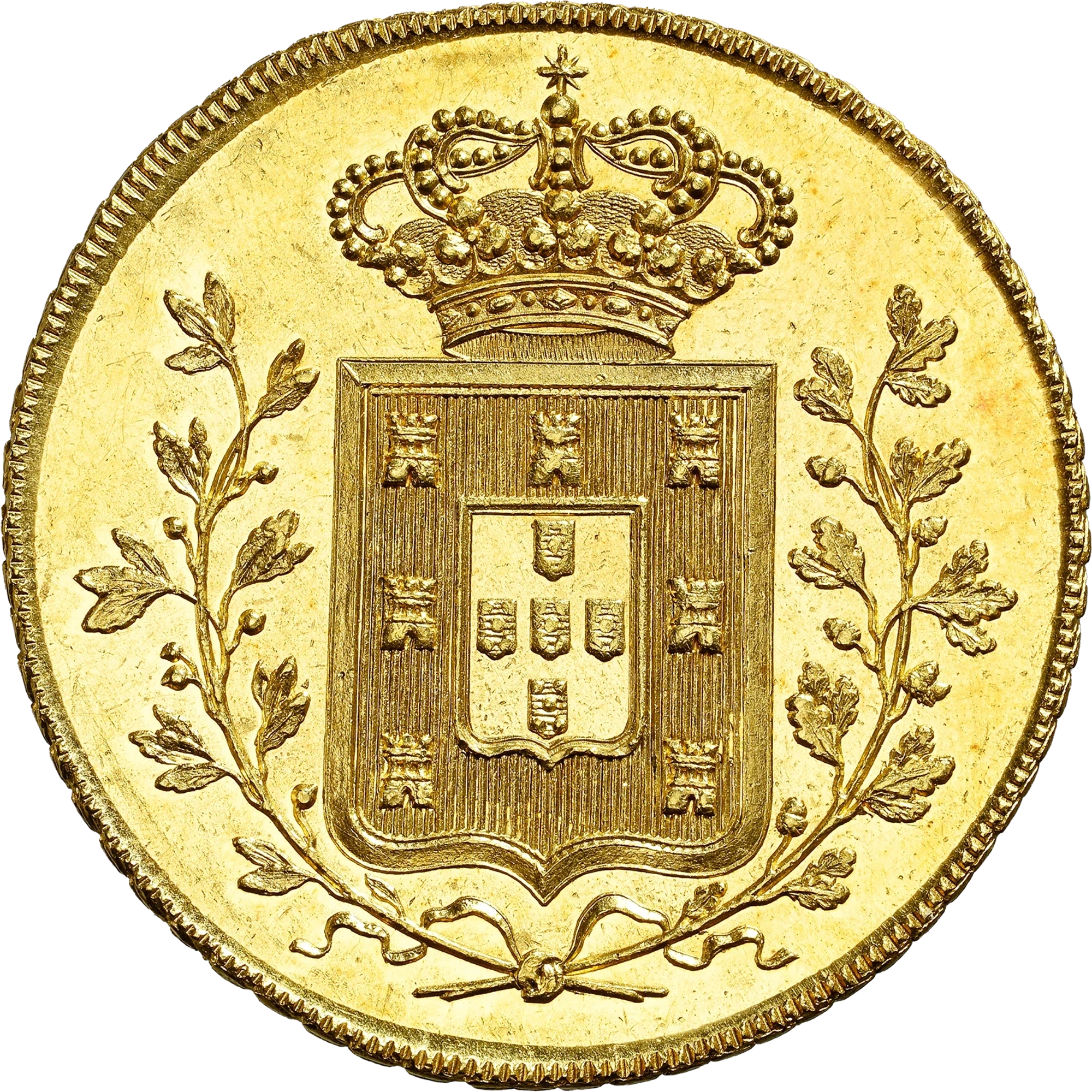 Lote 156 · Peça · 1833 · Ouro · Reverso