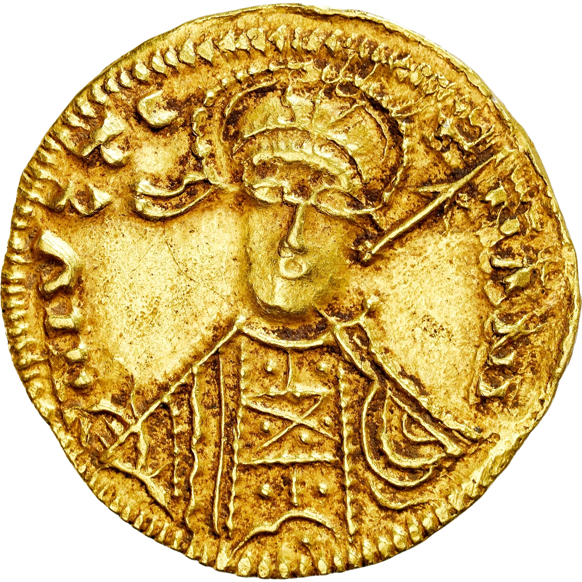 Lote 17 · Sólido · Reino Suevo · Ouro · Anverso