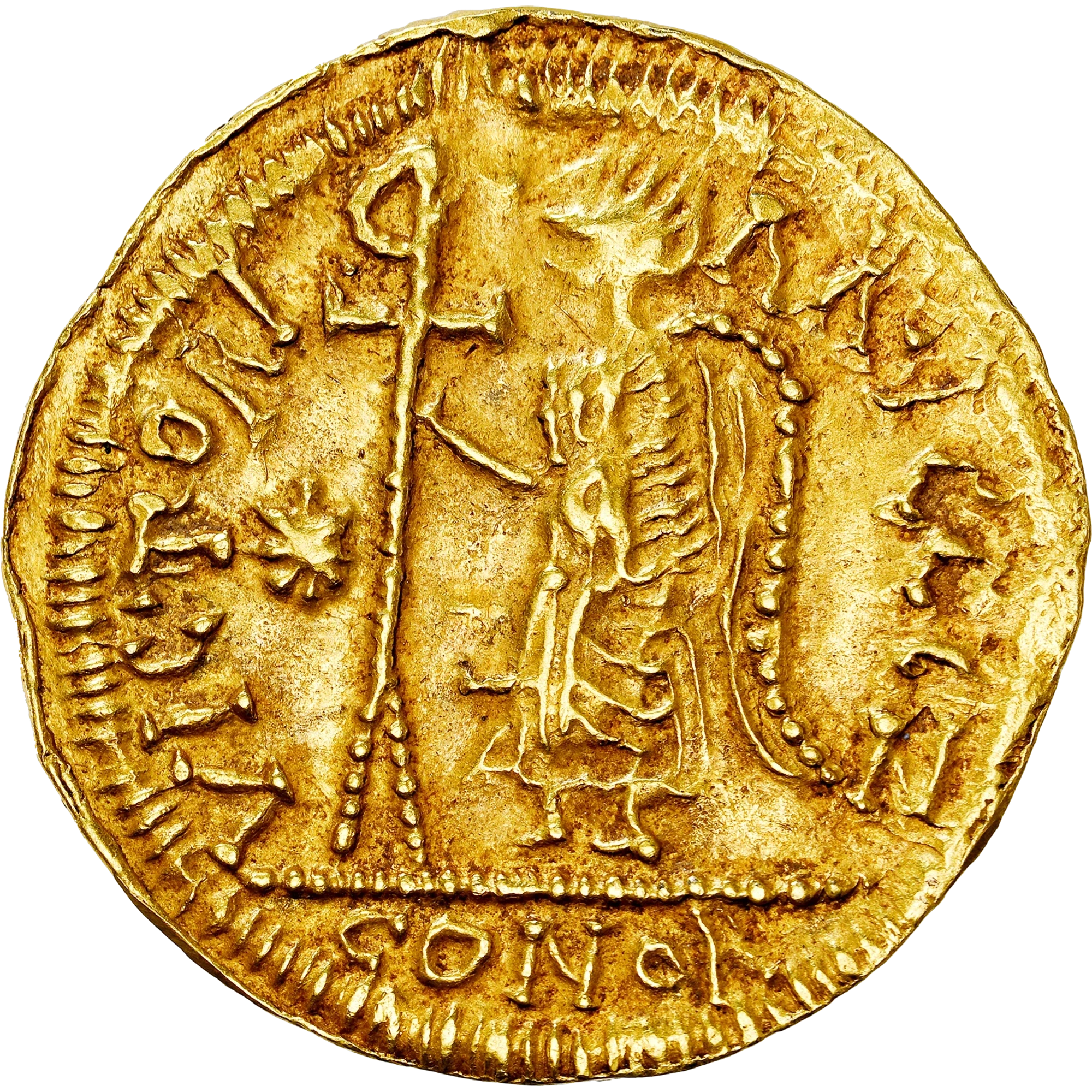 Lote 17 · Sólido · Reino Suevo · Ouro · Reverso