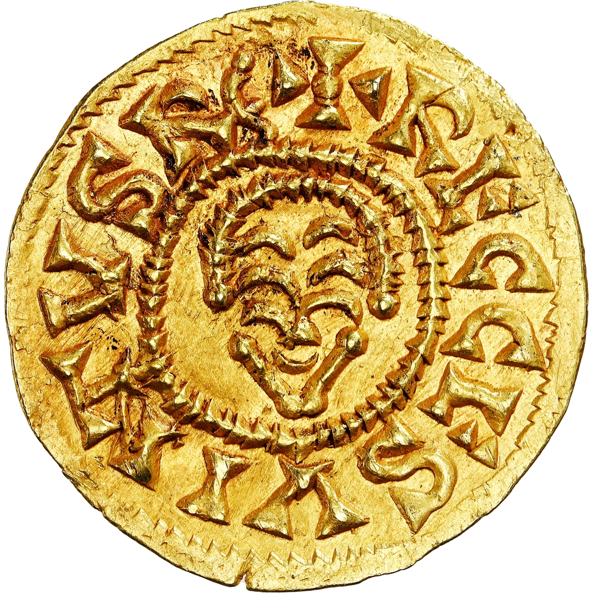 Lote 28 · Tremissis · Recesvinto · Ouro · Anverso