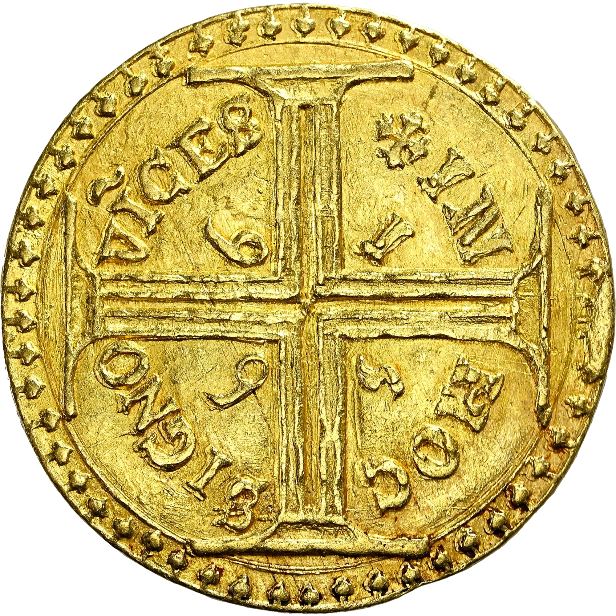 Lote 49 · Engenhoso · 1566 · Ouro · Reverso