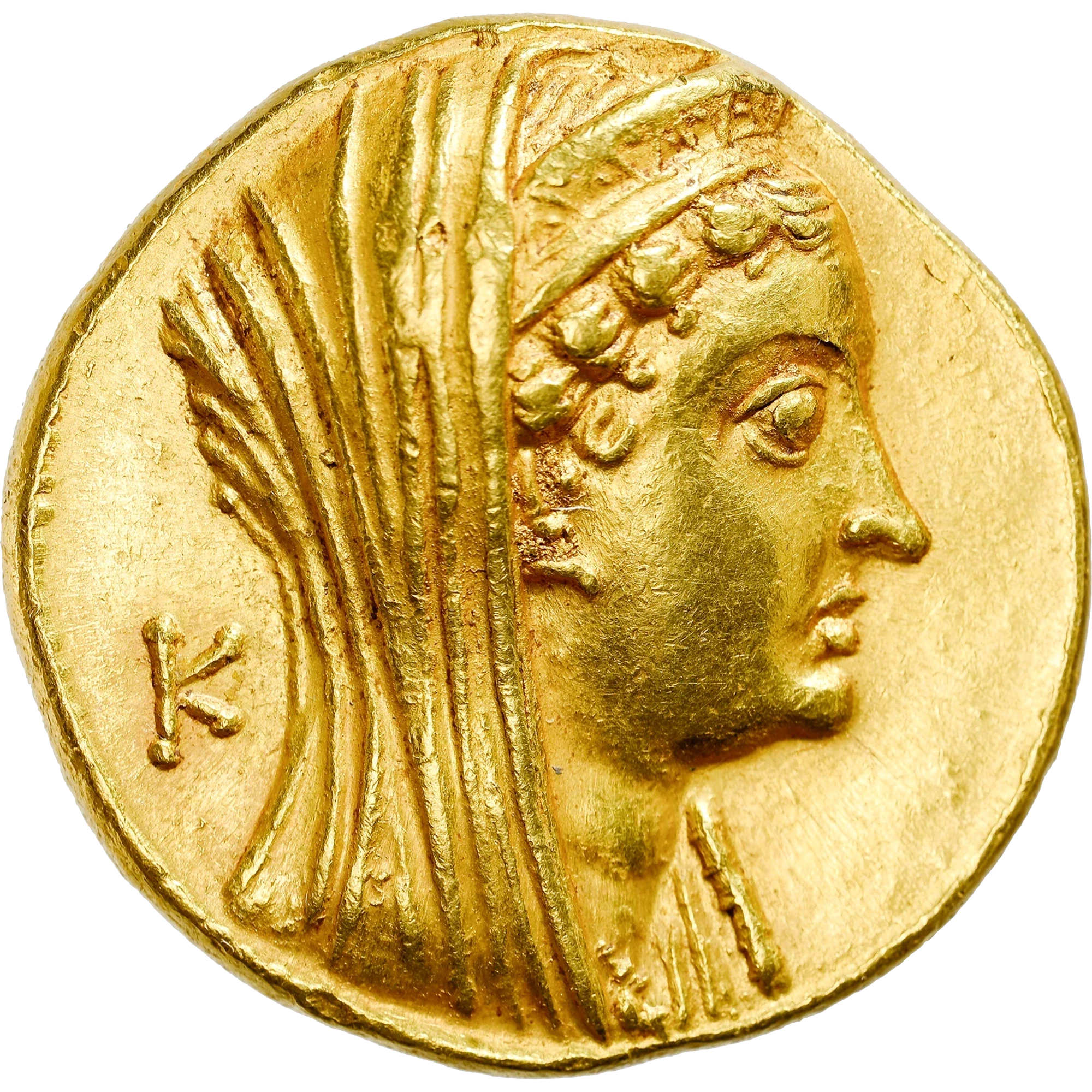 Lote 4 · Octodracma · Ouro · Anverso