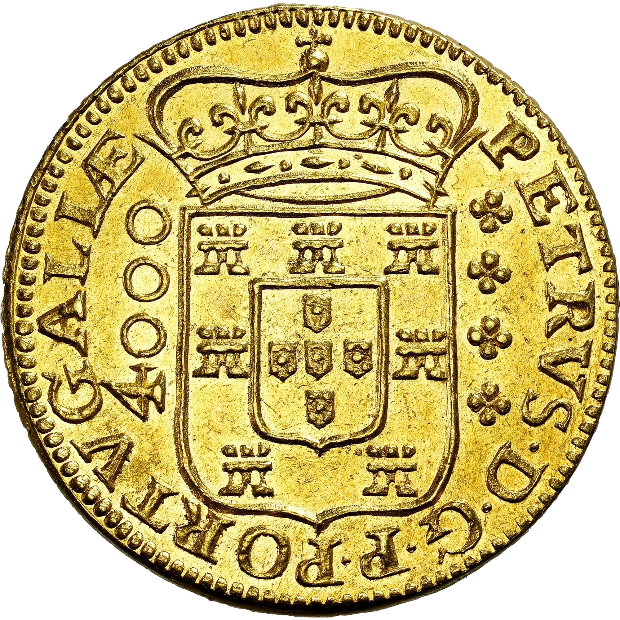 Lote 50 · Moeda · 1678 · Ouro · Anverso